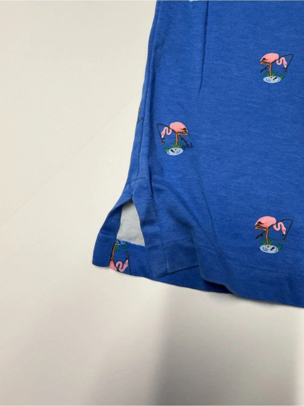 Polo Ralph Lauren Polo Shirt All Over Print Blue Men’s Size Small Classic